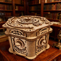 DIY Wooden Jewellery Box Model Kit 3D Puzzle Construction Fun Set Wooden Building Blocks The Perfect Gift Festive Gift